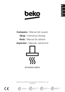 Manual de uso BEKO BHCB66641BBHS Campana extractora
