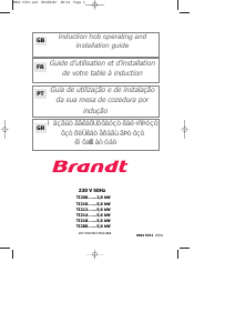 Mode d’emploi Brandt TI210BT1 Table de cuisson