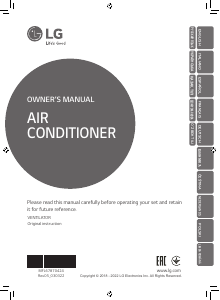 Manual LG LZ-H015GBA6 Air Conditioner
