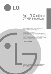 Manual LG LS-H0560BL Air Conditioner