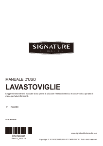 Manuale LG SKSDW2401P Lavastoviglie