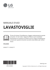 Manuale LG DF365FPS Lavastoviglie