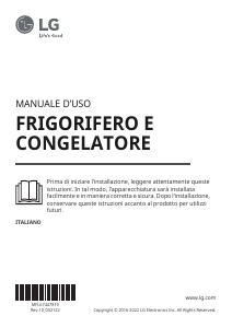 Manuale LG GSX960NSCZ Frigorifero-congelatore