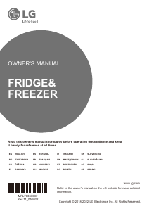 Manual LG GTF916SEPYD Fridge-Freezer