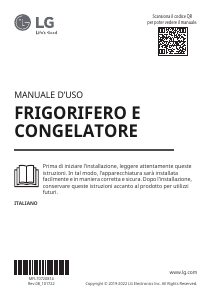 Manuale LG GBB567SECMN Frigorifero-congelatore