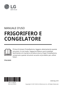 Manuale LG GTB744DSCV Frigorifero-congelatore