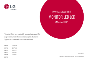 Manuale LG 24MP400-C Monitor LED