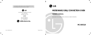 Manual LG MC-805CLR Microwave