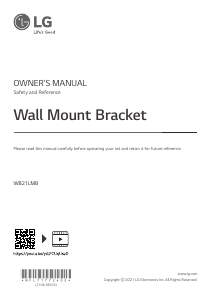 Manual LG WB21LMB Wall Mount