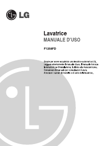 Manuale LG F1258FD Lavatrice