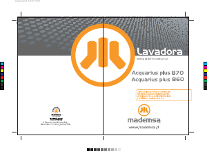 Manual de uso Mademsa Acquarius Plus 870 Lavadora