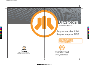 Manual de uso Mademsa Acquarius Plus 860 Lavadora