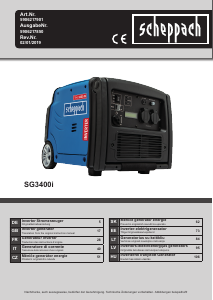 Bedienungsanleitung Scheppach SG3400i Generator