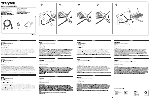 Manual de uso Tryten Computer Lock Pro Cable de seguridad