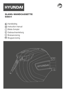 Bedienungsanleitung Hyundai 58601 Gartenschlauchtrommel