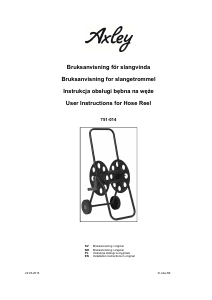 Handleiding Axley 751-014 Tuinslanghaspel