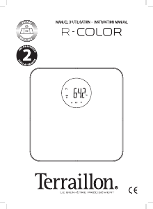 Handleiding Terraillon R-Color Weegschaal