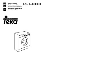 Manual Teka LS1 1000 I Washing Machine