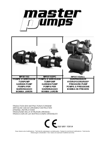 Manuale Master Pumps MPXI1102ALL Pompa da giardino
