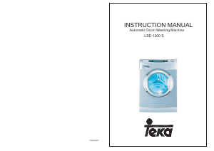 Manual Teka LSE 1200 S Máquina de lavar roupa