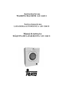 Manual Teka LSI 1260 S Washing Machine