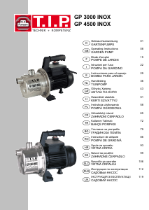 Manual TIP GP 4500 INOX Pompă de grădină