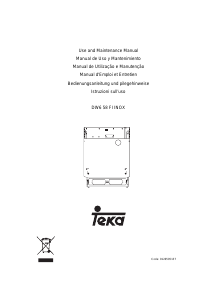 Manual de uso Teka DW6 58 FI INOX Lavavajillas