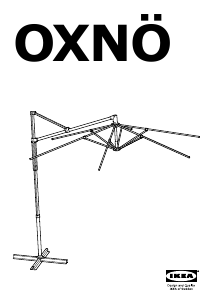 Kasutusjuhend IKEA OXNO Päikesevari