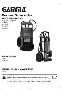 Manual de uso Gamma 3201 Bomba de jardín