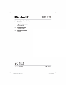 Bruksanvisning Einhell GE-GP 9041 E Hagepumpe