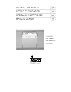 Manual de uso Teka LP6 770 Lavavajillas