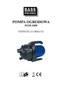 Instrukcja Bass Polska POM-1008 Pompa ogrodowa