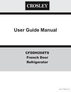 Manual Crosley CFDDH265TS Fridge-Freezer