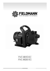 Manuál Fieldmann FVC 8010 EC Zahradní čerpadlo