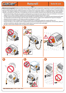 Manual de uso Claber Rotoroll Enrollador de manguera