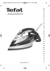 Manual Tefal FV5374E0 Aquaspeed Iron