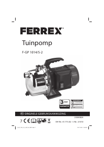 Handleiding Ferrex F-GP 1014/S-2 Tuinpomp
