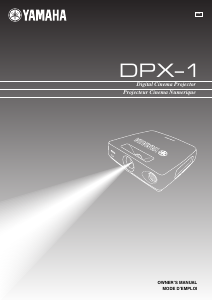 Manual Yamaha DPX-1 Projector