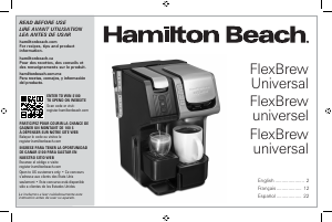 Manual Hamilton Beach 49930 Coffee Machine