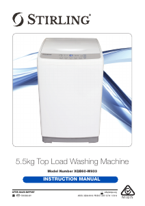 Manual Stirling XQB60-M933 Washing Machine