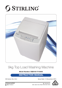 Handleiding Stirling XQB100-Y1066S Wasmachine