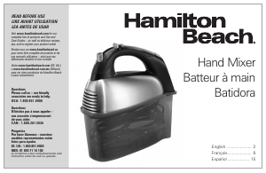 Handleiding Hamilton Beach 62641 Handmixer