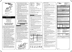 Manual de uso Hamilton Beach 14100 Plancha