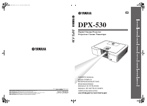 Manual Yamaha DPX-530 Projector