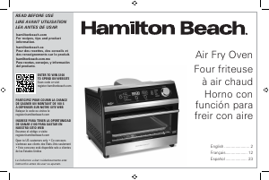 Manual de uso Hamilton Beach 31220 Horno