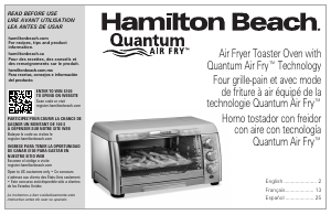 Manual Hamilton Beach 31350 Oven