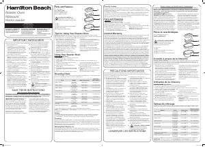 Manual de uso Hamilton Beach 32235 Horno