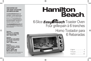 Manual Hamilton Beach 31127 Oven