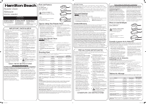 Mode d’emploi Hamilton Beach 32215 Four