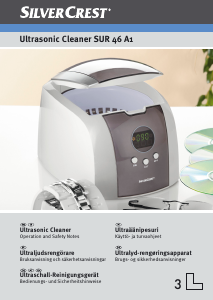 Manual SilverCrest SUR 46 A1 Ultrasonic Cleaner